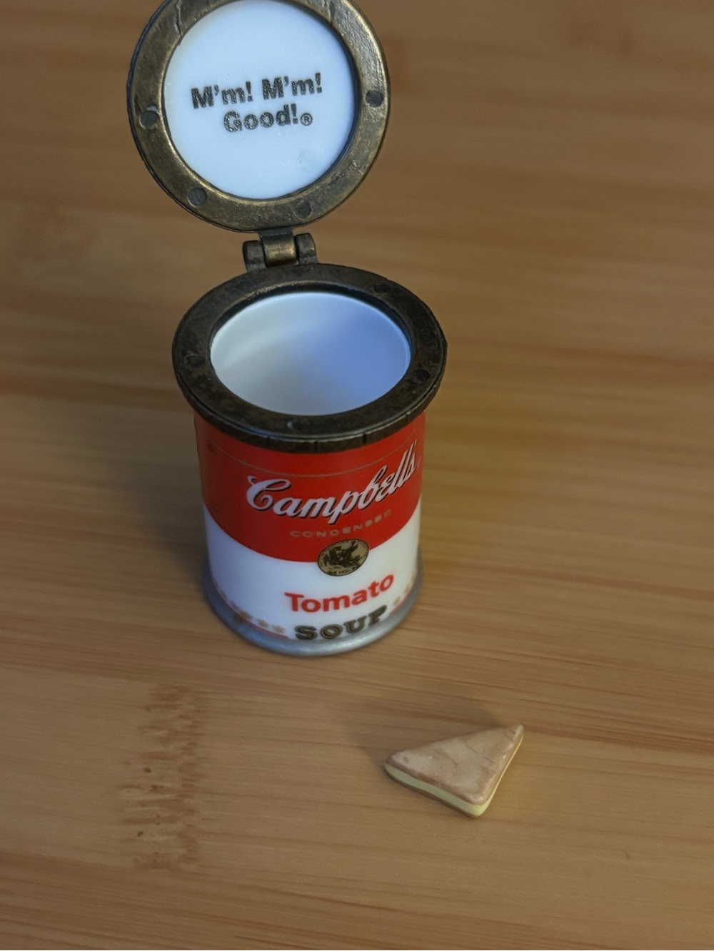 Campbell's Red Tomato Soup Decorative Porcelain Hinged Trinket Box
